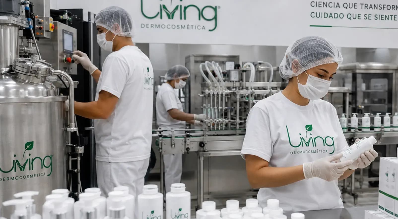 Planta de producción de Living Dermocosmética